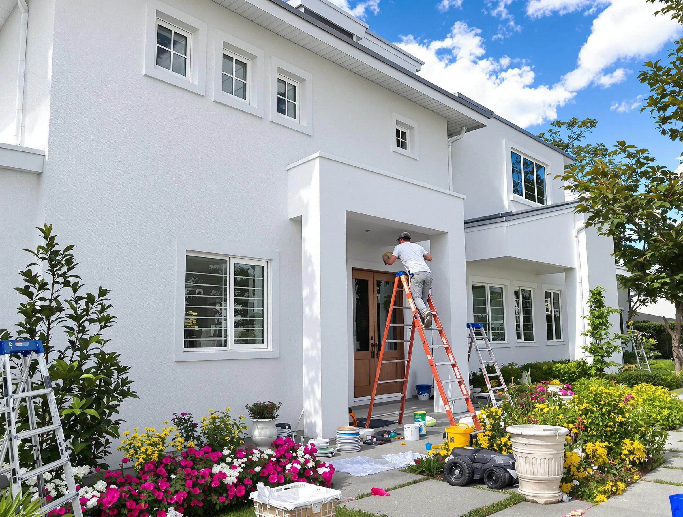 Tallmadge House Painters team delivering a fresh exterior coat in Tallmadge, OH